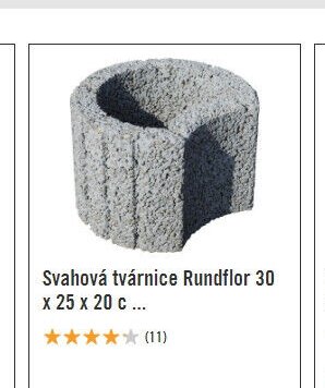 Svahová tvárnice Rundflor 30 x 25 x 20 c...