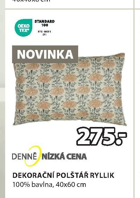 DEKORAČNÍ POLŠTÁŘ RYLLIK