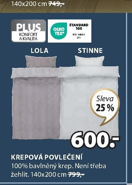 KREPOVÁ POVLEČENÍ LOLA