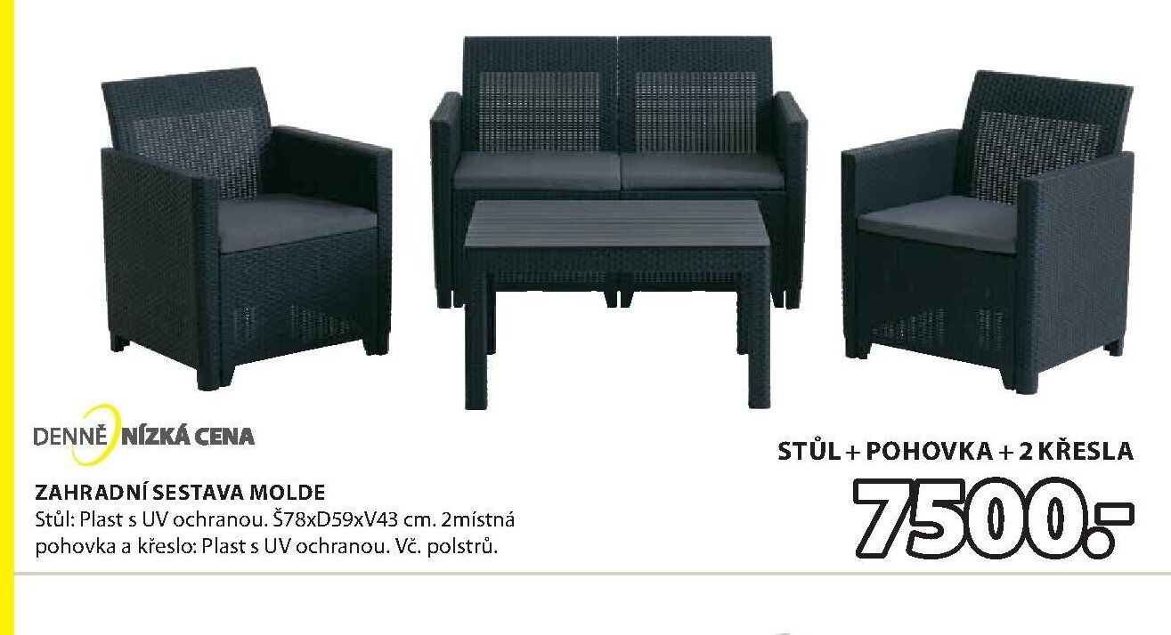 ZAHRADNÍ SESTAVA MOLDE