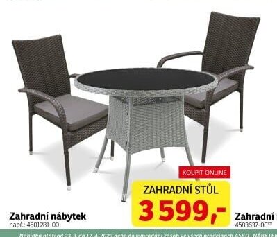 Zahradní stůl