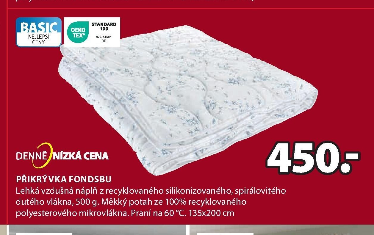 BASIC Přikrývka Fondsbu