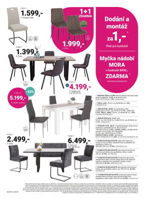 akční leták Möbelix 27.3.2023-9.4.2023