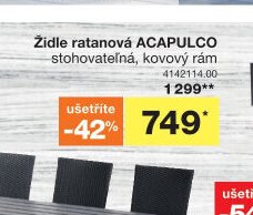 Židle ratanová ACAPULCO
