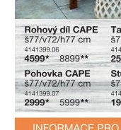 Rohový díl CAPE
