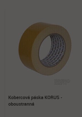 Kobercová páska KORUS - oboustranná