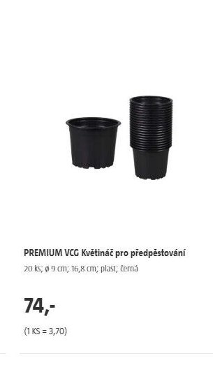 PREMIUM VCG Květináč pro předpěstování
