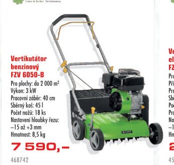 Vertikutátor benzínový FZV 6050-B