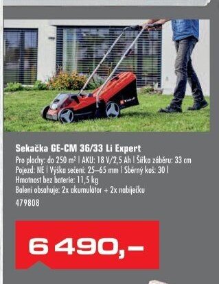 Sekačka GE-CM 36/33 Li Expert