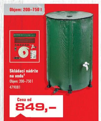 Skládací nádrže na vodu