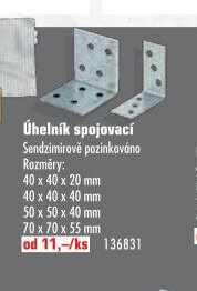 Úhelník spojovací
