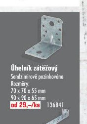 Úhelník zátěžový