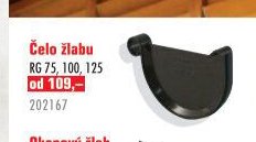 Čelo žlabu