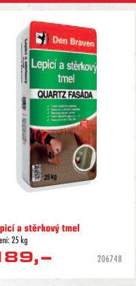 Lepicí a stěrkový tmel QUARTZ FASÁDA