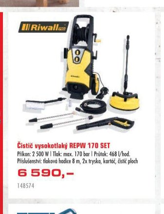 Čistič vysokotlaký REPW 170 SET