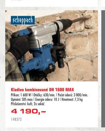 Kladivo kombinované DH 1600 MAX