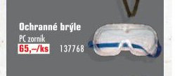 Ochranné brýle PC zorník