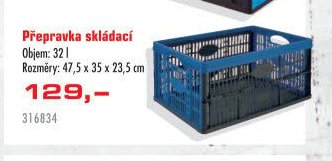 Přepravka skládací
