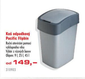 Koš odpadkový Pacific Flipbin