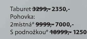 Pohovka 2místná