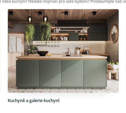 Kuchyně a galerie kuchyní