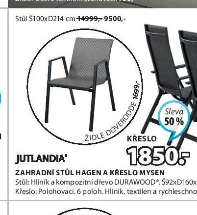 ŽIDLE DOVERODDE