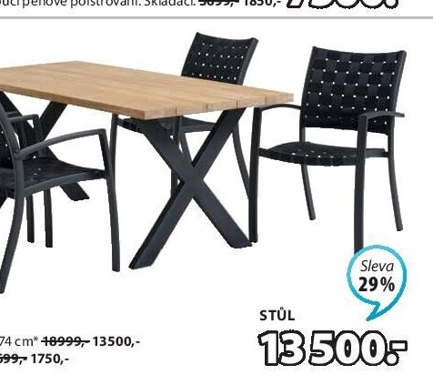 ZAHRADNÍ STŮL ELLEKILDE A ŽIDLE JEKSEN