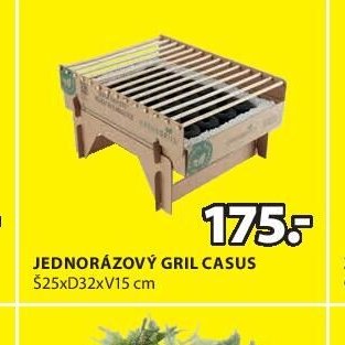 JEDNORÁZOVÝ GRIL CASUS