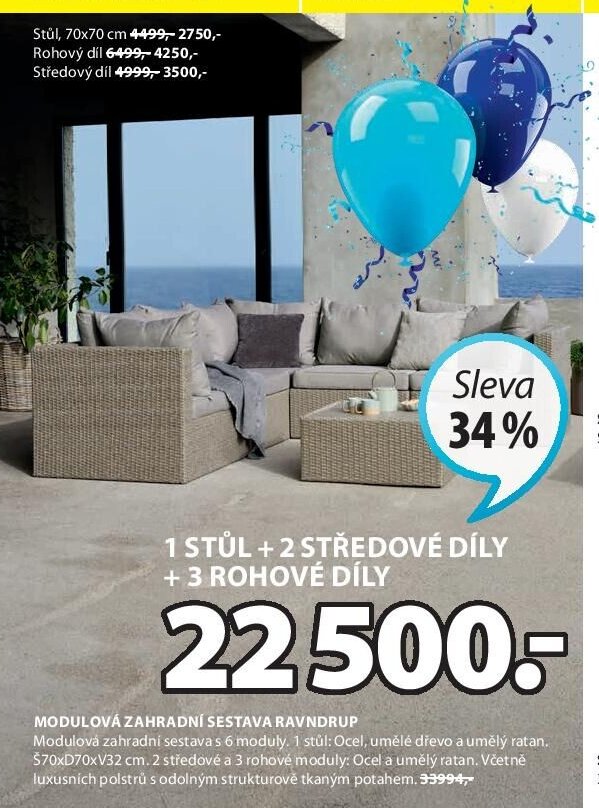 MODULOVÁ ZAHRADNÍ SESTAVA RAVNDRUP