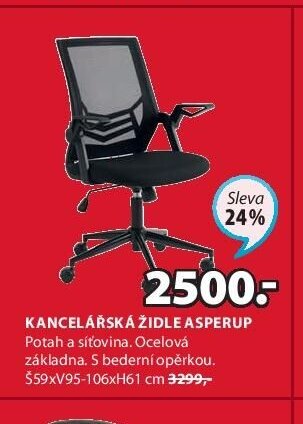 KANCELÁŘSKÁ ŽIDLE ASPERUP