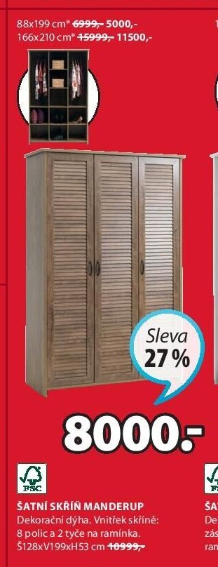 ŠATNÍ SKŘÍŇ MANDERUP