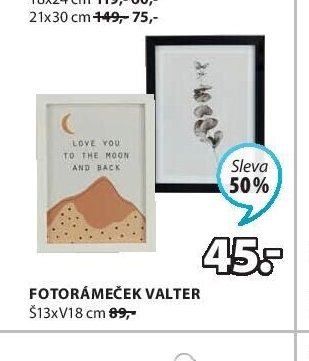 Fotorámeček VALTER 13xV18 cm