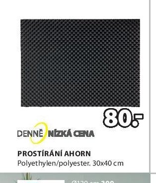 PROSTÍRÁNÍ AHORN