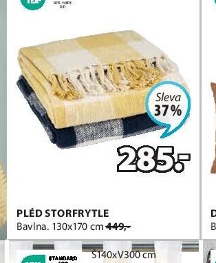 PLÉD STORFRYTLE