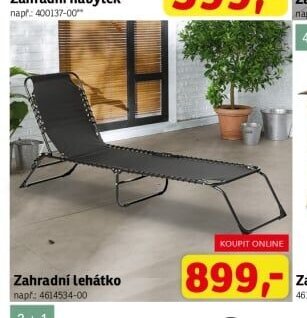Zahradní lehátko
