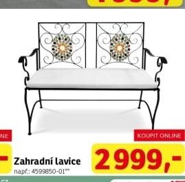 Zahradní lavice