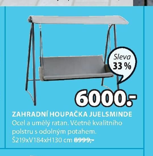 ZAHRADNÍ HOUPAČKA JUELSMINDE