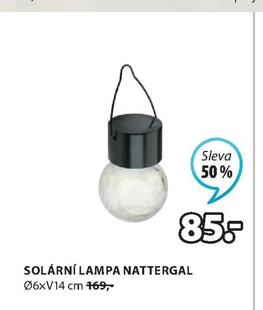 SOLÁRNÍ LAMPA NATTERGAL