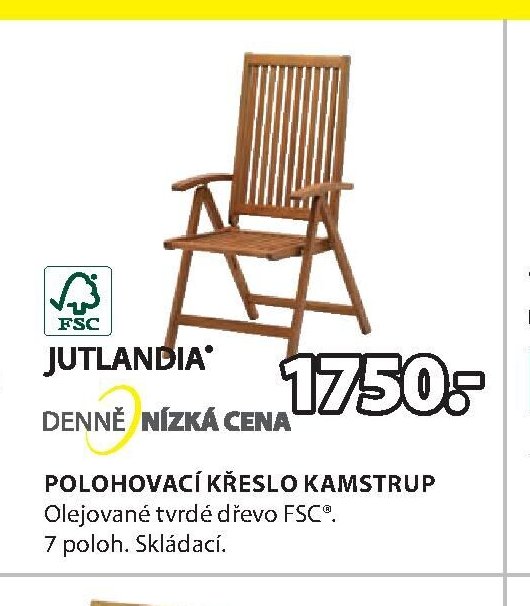 POLOHOVACÍ KŘESLO KAMSTRUP