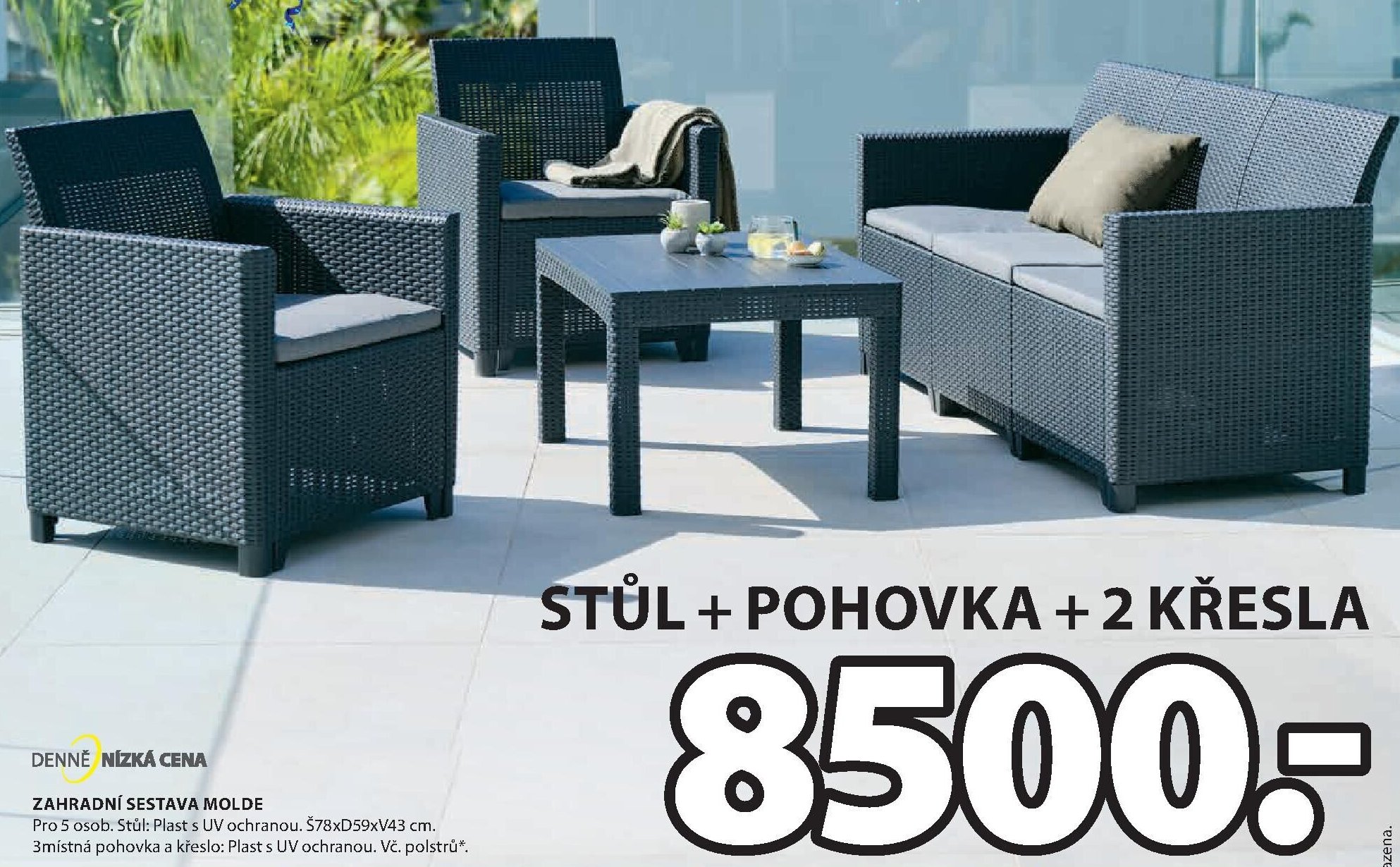 Zahradní sestava MOLDE