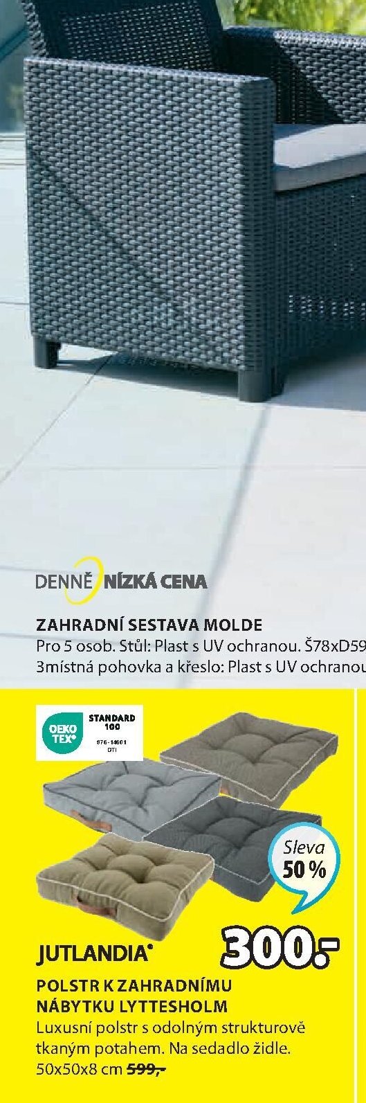 Polstr k zahradnímu nábytku LYTTESHOLM