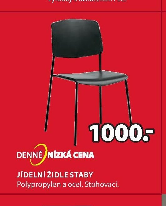 JÍDELNÍ ŽIDLE STABY
