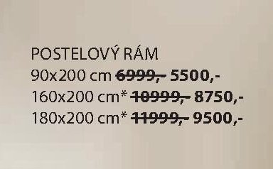 POSTELOVÝ RÁM