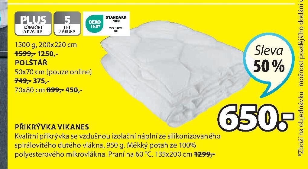 PLUS PŘIKRÝVKA VIKANES