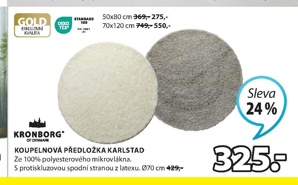 Koupelnová předložka KARLSTAD