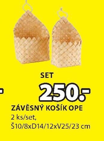 Závěsný košík OPE