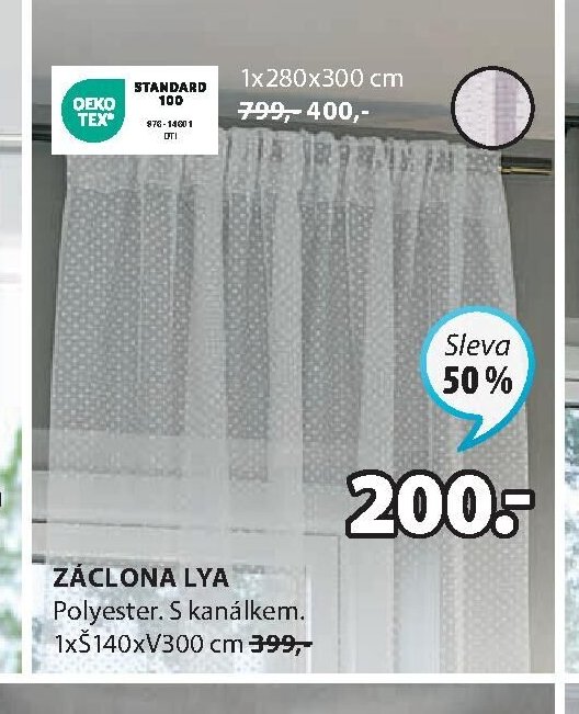 ZÁCLONA LYA
