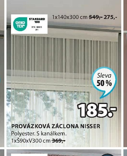 PROVÁZKOVÁ ZÁCLONA NISSER