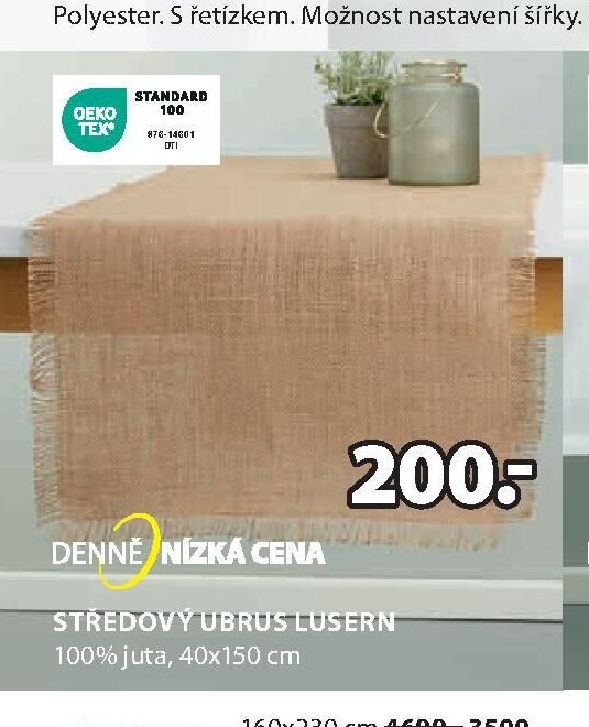 STŘEDOVÝ UBRUS LUSERN