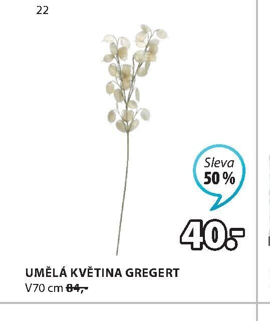 UMĚLÁ KVĚTINA GREGERT
